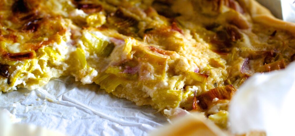 Lauchquiche vegan