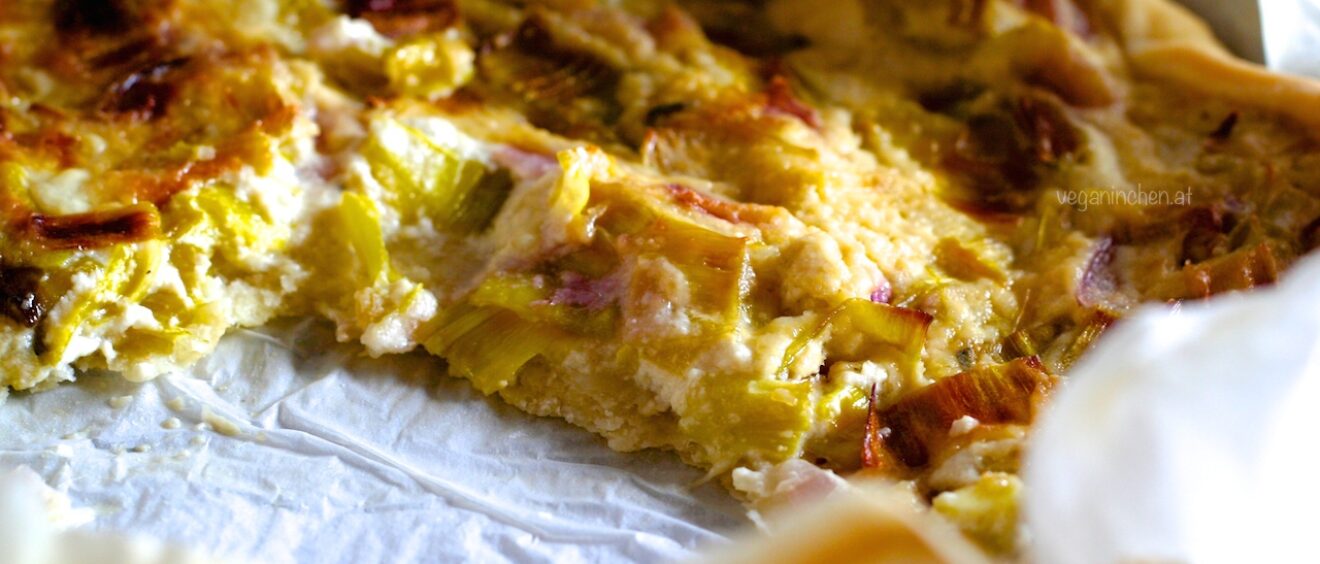 Lauchquiche vegan