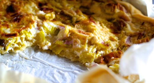 Lauchquiche vegan