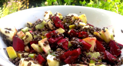 Belugalinsensalat veganinchen